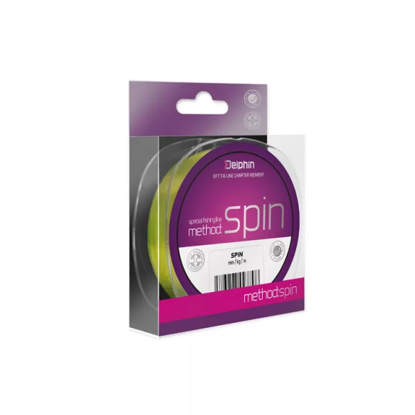 Delphin METHOD SPIN 200m/žltá 0,28mm 14,3lbs