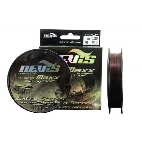 Nevis Carp Maxx 350m 0.22mm Monofilový vlasec-Hnedý