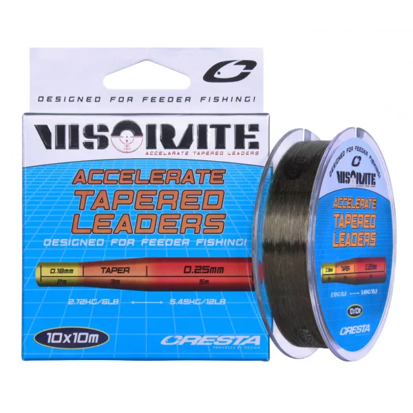 Cresta Visorate Acc Tapered Leader 0,18-0,25 vlasec