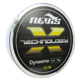  Nevis Technology 10m 0.20mm Pletená nadväzcová šnúra-Sivá