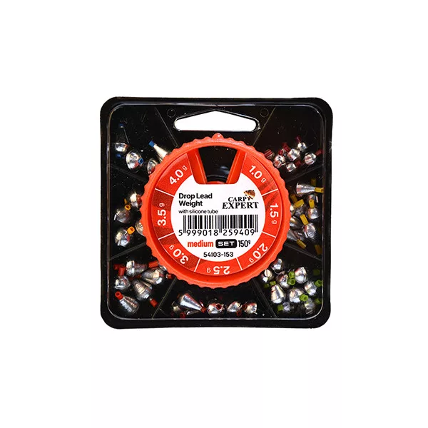 Carp Expert Stredné 1-4 g Sada oloviek s vložkou 150 g