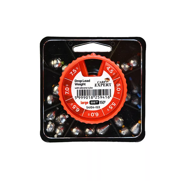 Carp Expert Veľké 4,5-7,5 g Sada oloviek s vložkou 150 g