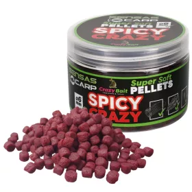 Sensas Super Soft Spicy Crazy 4mm Háčiková peleta 60gr