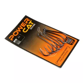   Nevis Háčik na sumce 9314 Čierna 10/0 5ks/balenie S očkom S protihrotom Háčik na dravce