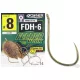Owner FDH-6 16 Feederový háčik s očkom, bez protihrotu 15ks