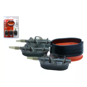 Carp Expert Oval 30+40+50gr Method Kosár Szett Töltővel