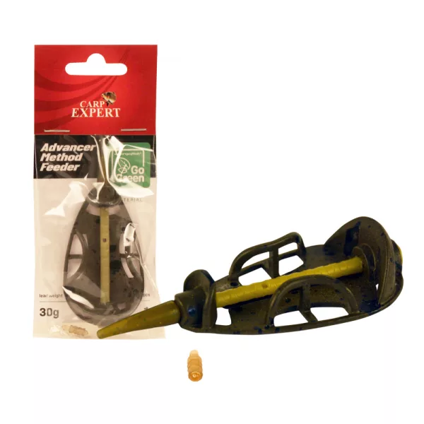 Carp Expert Advancer Method Feeder 30gr Go green Zinková zliatina Method kŕmitko