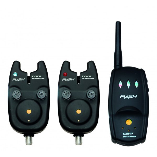 Carp Academy Flash elektrický signalizátor záberu 2+1 sada