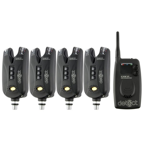 Carp Academy Detect elektronický signalizátor záberu 4+1 sada