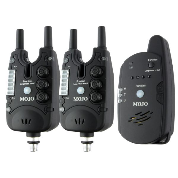 Carp Academy Mojo XTI elektrický signalizátor záberu 2+1 sada