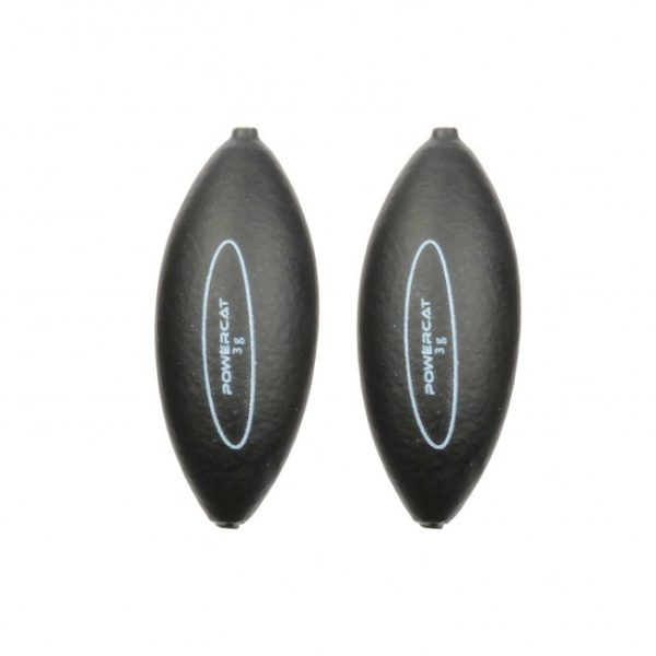 Nevis Powercat Micro U-Float 1,5gr Čierny Plavák pre dravce 2ks