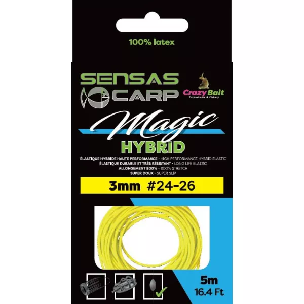 Sensas Magic Hybrid 1,8mm 5m Hybridná guma na deličku