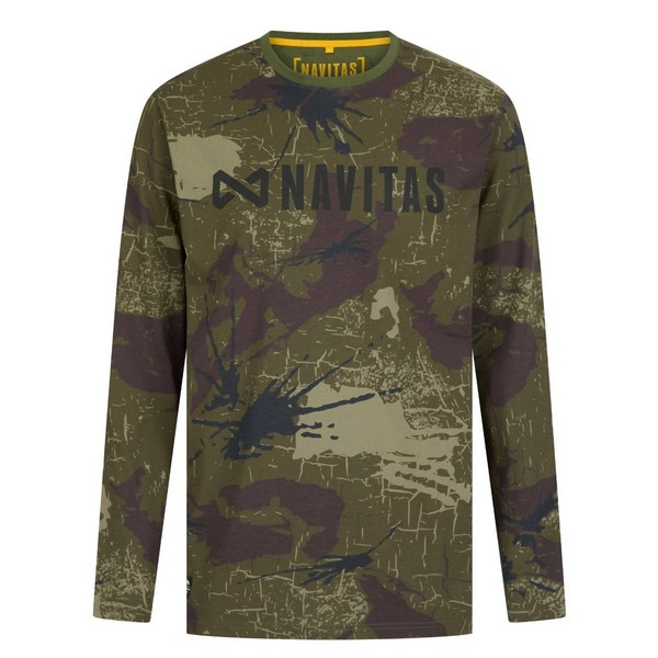 Navitas Identity Camo Long Sleeve Tee S Tričko