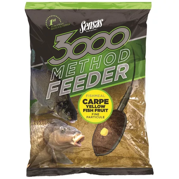 Sensas 3000 Method Carp Yellow Krmivo 1kg