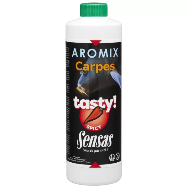 Sensas Aromix Carp Tasty Spicy Tekutý Atraktant 500ml