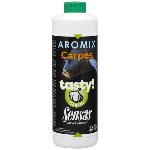 Sensas Aromix Carp Tasty Garlic Tekutý Atraktant 500ml
