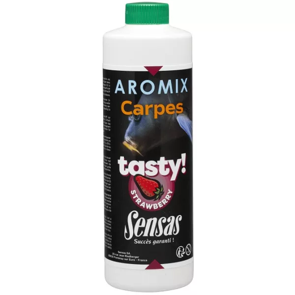 Sensas Aromix Carp Tasty Strawberry Tekutý Atraktant 500ml