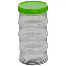   PLASTOVÁ KRABICA SO SKRUTKOVACÍM UZÁVEROM 4KS - Box na príslušenstvo