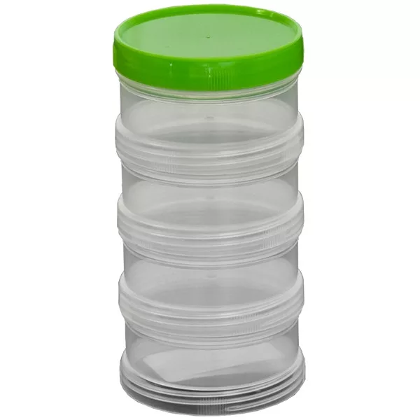 PLASTOVÁ KRABICA SO SKRUTKOVACÍM UZÁVEROM 4KS - Box na príslušenstvo