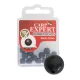 Cxp Gumová Gulička 6Mm 25Ks/Balenie Čierna