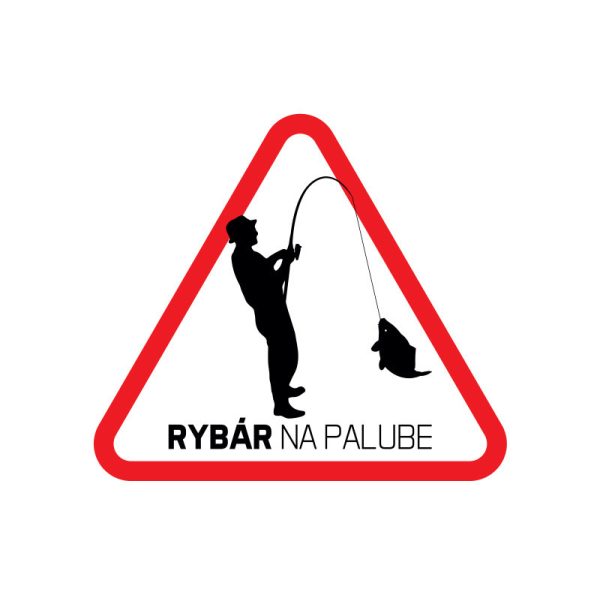 Delphin Samolepiaca - Rybár na palube