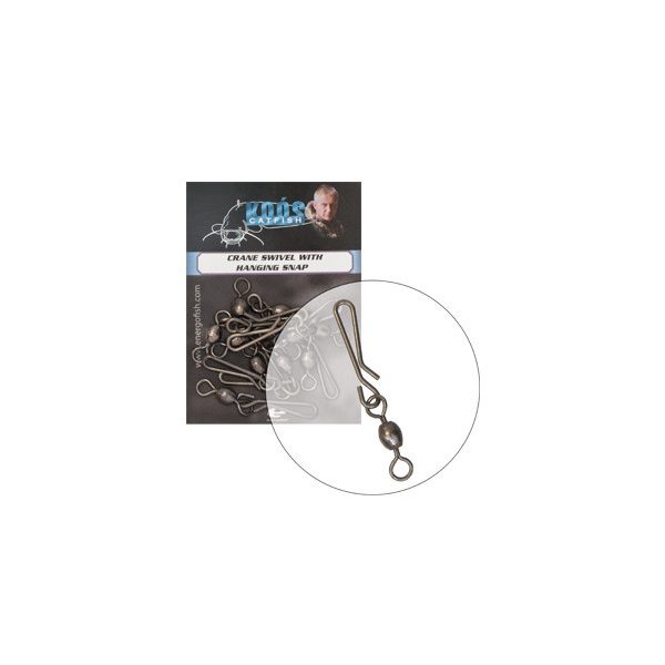 Koós Catfish Sumcový obratlík s karabínkou 10ks/bal.