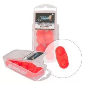 Koós Catfish Dvojitá hrkálka červená 4ks/bal.