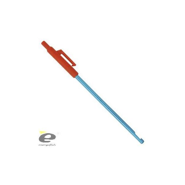 Háčikový uvoľňovač kovový s plastovou sponou