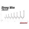 Decoy Worm 4 Strong Wire 3/0 Füles Szakállas Egyágú Ragadozóhalas Horog 7db
