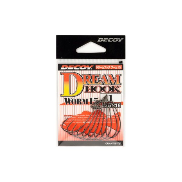 Decoy Worm 15 Dream Hook 2 Offset Horog 9db