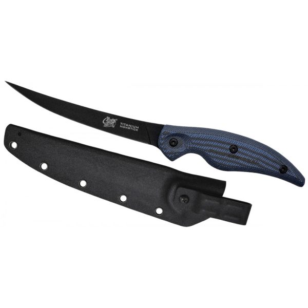 Cuda Professional Knives With Micarta - 6 Zakrivený vykrajovací nôž