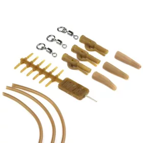   Carp Academy Kompletná koncová montáž - na mäkkej trubici 3ks