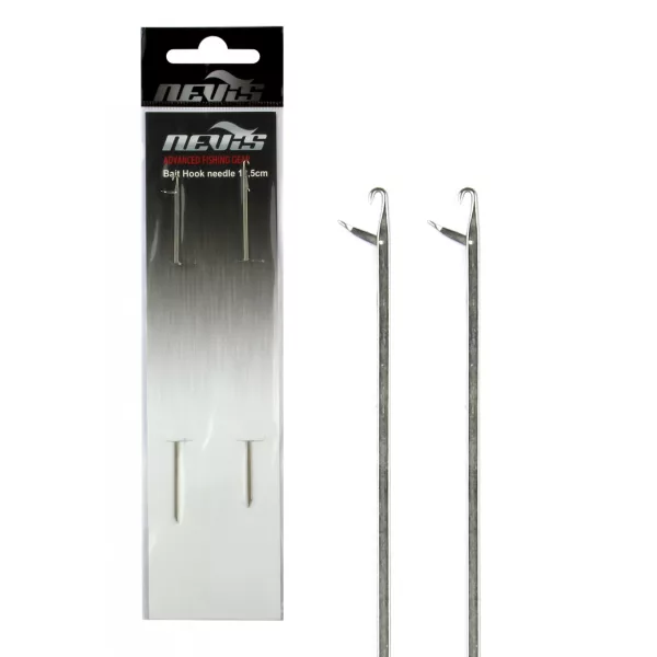 Navliekacia ihla na nástrahové rybky s klipsou 12,5cm 2ks