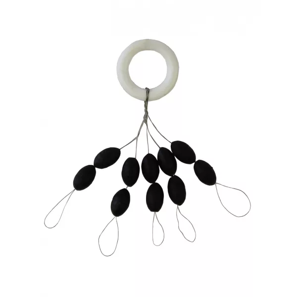 Nevis Gumový stopper Čierny 8x5mm XXL