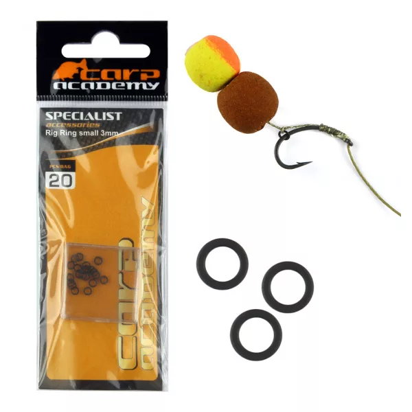 Carp Academy Háčikový Krúžok 3mm 20ks