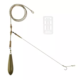   Carp Academy Kompletný helikoptérový nadväzec na olovenom lanku č. 4 70g