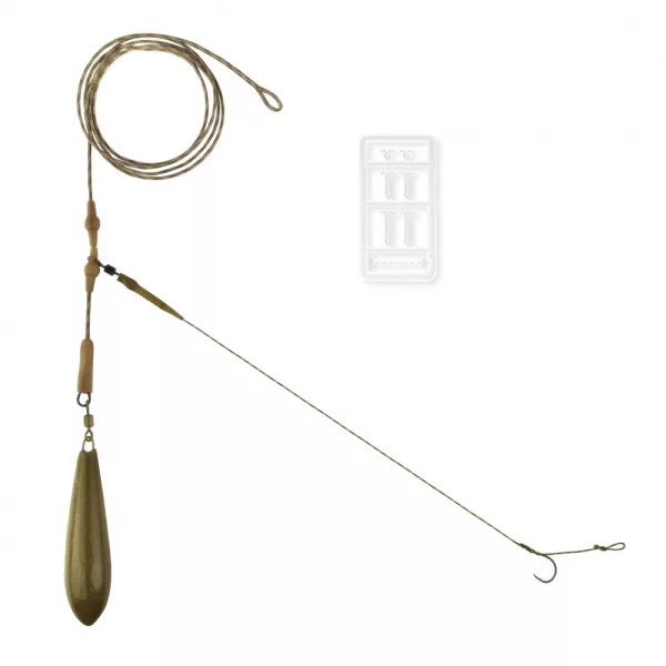 Carp Academy Kompletný helikoptérový nadväzec na olovenom lanku č. 4 70g