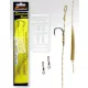 Carp Academy Basic Special Rig Čierny 4 2ks/balenie S očkom S protihrotom Predviazaný pletený háčik