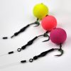 Carp Academy Spinner Rig Curved Shank Rig 2 Háčik s protihrotom a očkom na boilies spinner