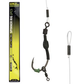   Carp Academy Spinner Rig Fat Crank 4 Háčik s protihrotom a očkom na boilies spinner