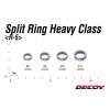 Decoy R-5 Heavy Class Silver 10 250lb Split Ring Kulcskarika 8db