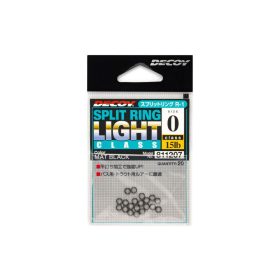   Decoy R-1 Light Class Black 00 12lb Split Ring Kulcskarika 20db