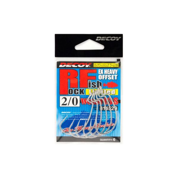 Decoy Worm 13S Rock Fish Limited 1 Offset Horog 8db