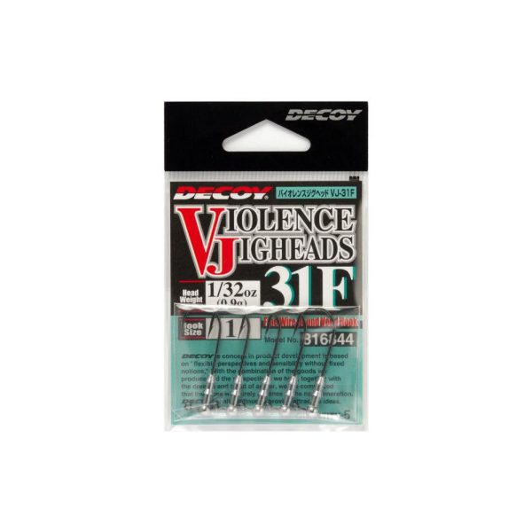 Decoy VJ-31F Violence Jighead #2 0,9gr Jig Fej 5db