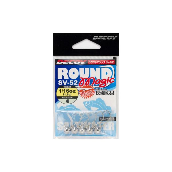 Decoy SV-52 Round Magic #6 1,8gr Jig Fej 5db