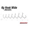 Decoy Worm 25 KG Wide 3/0 Offset Horog 6db