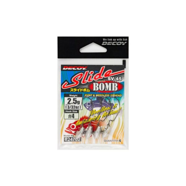 Decoy SV-45 Slide Bomb #3 3,5gr Offset Jig Fej 3db