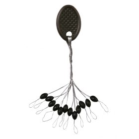 Nevis Gumová Zarážka Čierna L 6x3mm 12ks