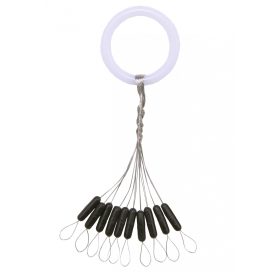 Nevis Gumová Zarážka Čierna L 7x2,2mm 10ks