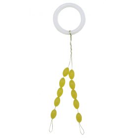 Nevis Gumová Zarážka Žltý Silikón S 4,5x2,5mm 10ks